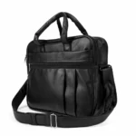 Classic Leather Shoulder Sling Bag for Men & Women | Trendy Unisex Crossbody Bag - Image 3